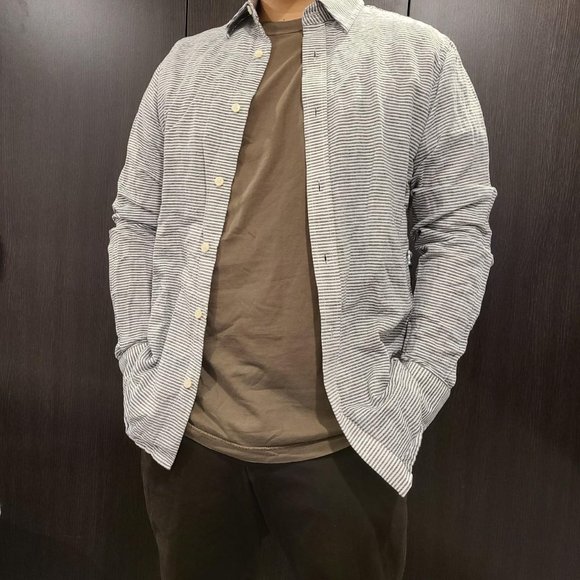 Banana Republic Stripped Long Sleeve Shirt - Picture 1 of 4
